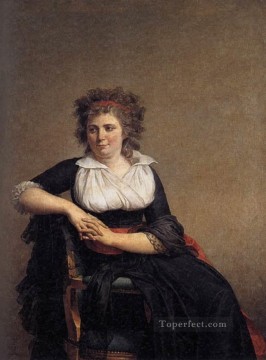  louis lienzo - Retrato de la Marquesa de Orvilliers Neoclasicismo Jacques Louis David